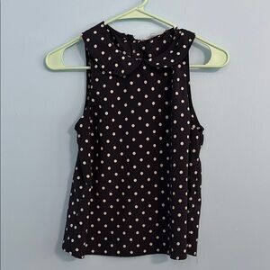 Haute Society Navy and White Peter Pan Collar Blouse